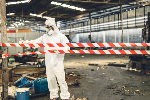 Professional Crime Scene Cleanup technician working in Athens, WI